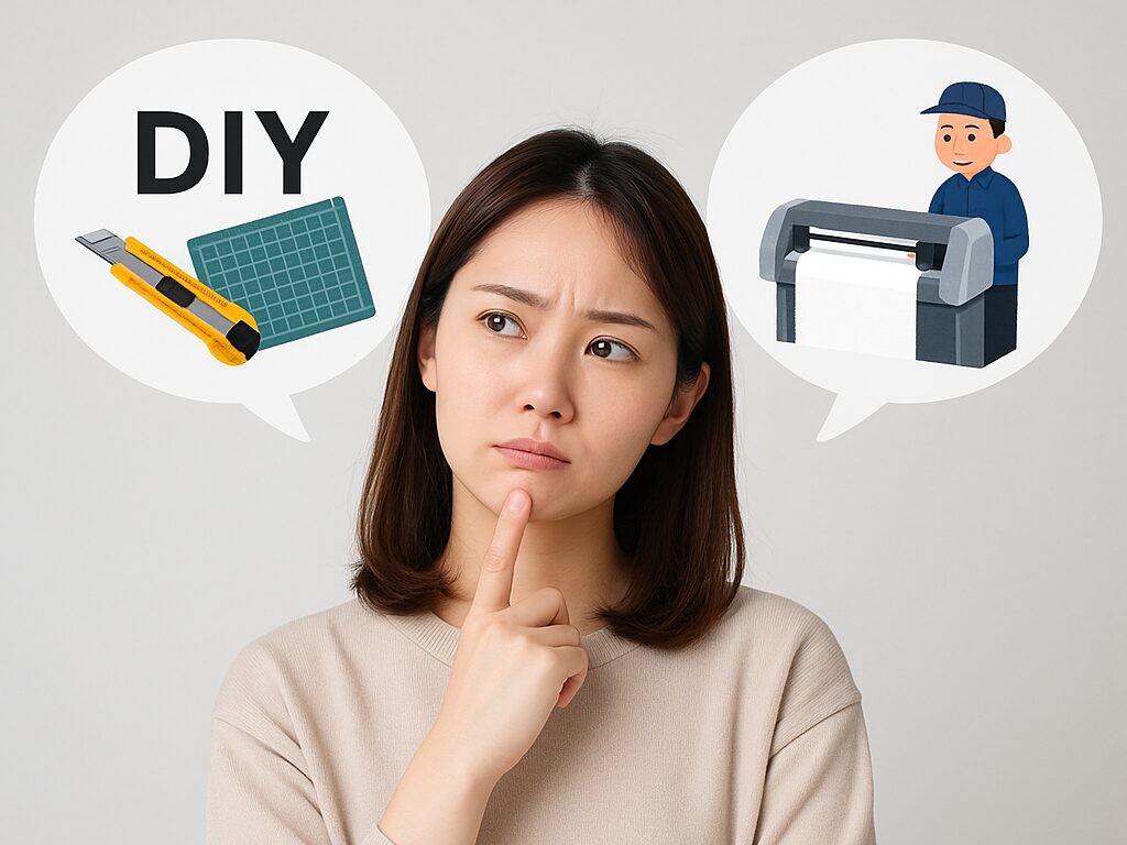 カッティングシート豆知識 カッティングシートはDIYと業者出力のどちらがお勧め?