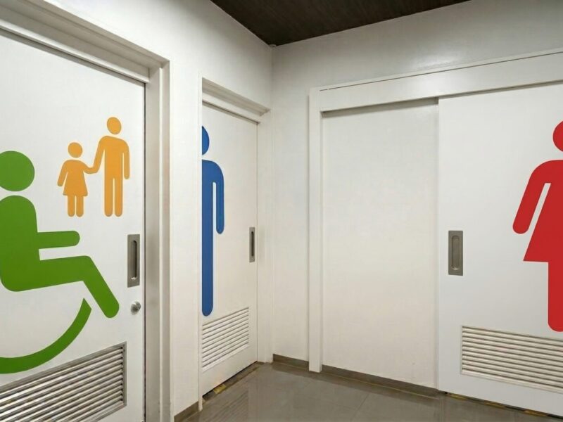 トイレピクトのカッティングシート事例