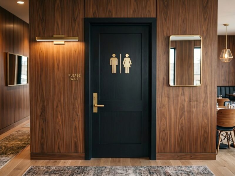 カッティングシート製作事例 トイレピクトシート製作事例