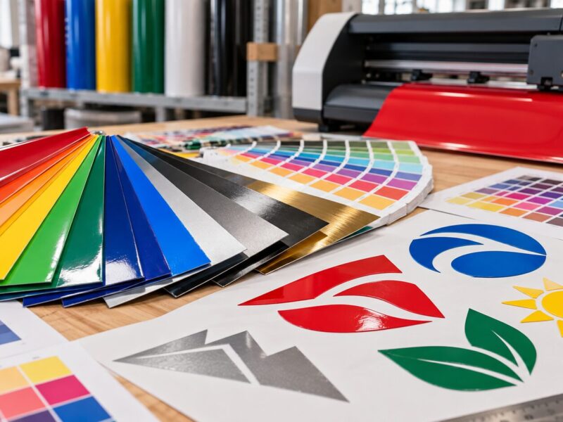 カッティングシート豆知識 カッティングシートの色はどこまで指定できる？DIC・CMYK・企業カラーを再現する方法