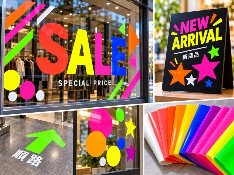 蛍光色カッティングシートの製品画像